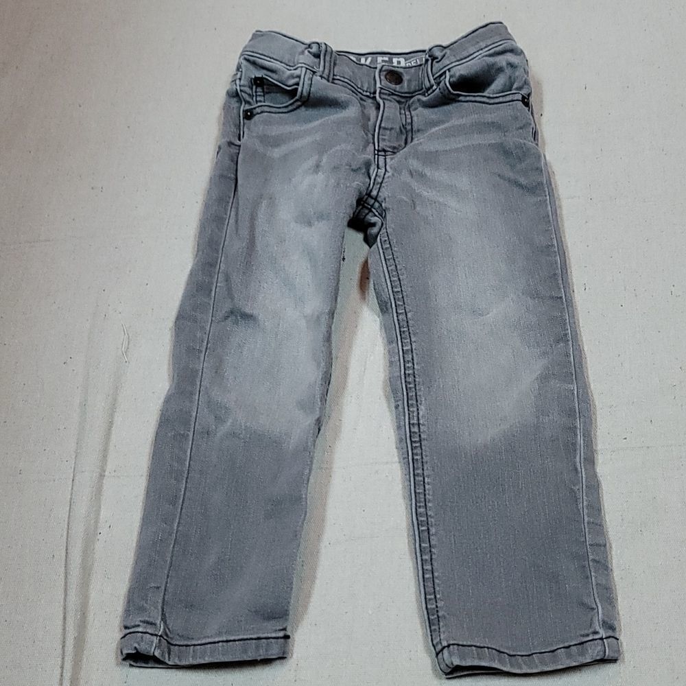 Boys Rocker Relaxed Gray Jeans